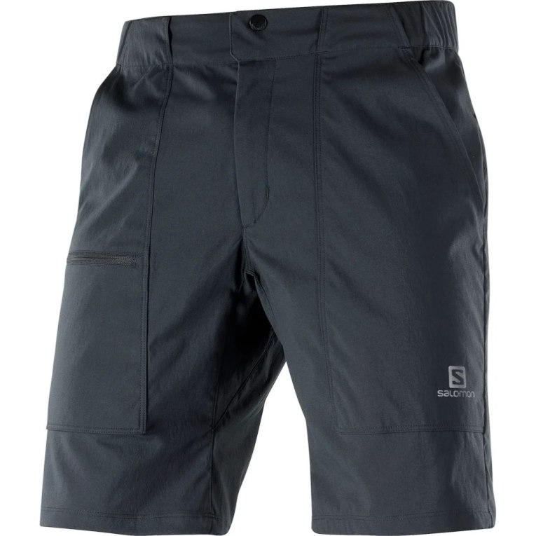 Black Salomon Outrack Men's Shorts | IE DO6829